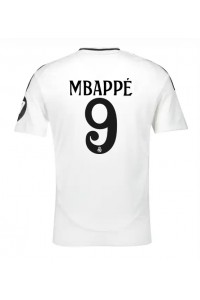 Fotbalové Dres Real Madrid Kylian Mbappe #9 Domácí Oblečení 2024-25 Krátký Rukáv